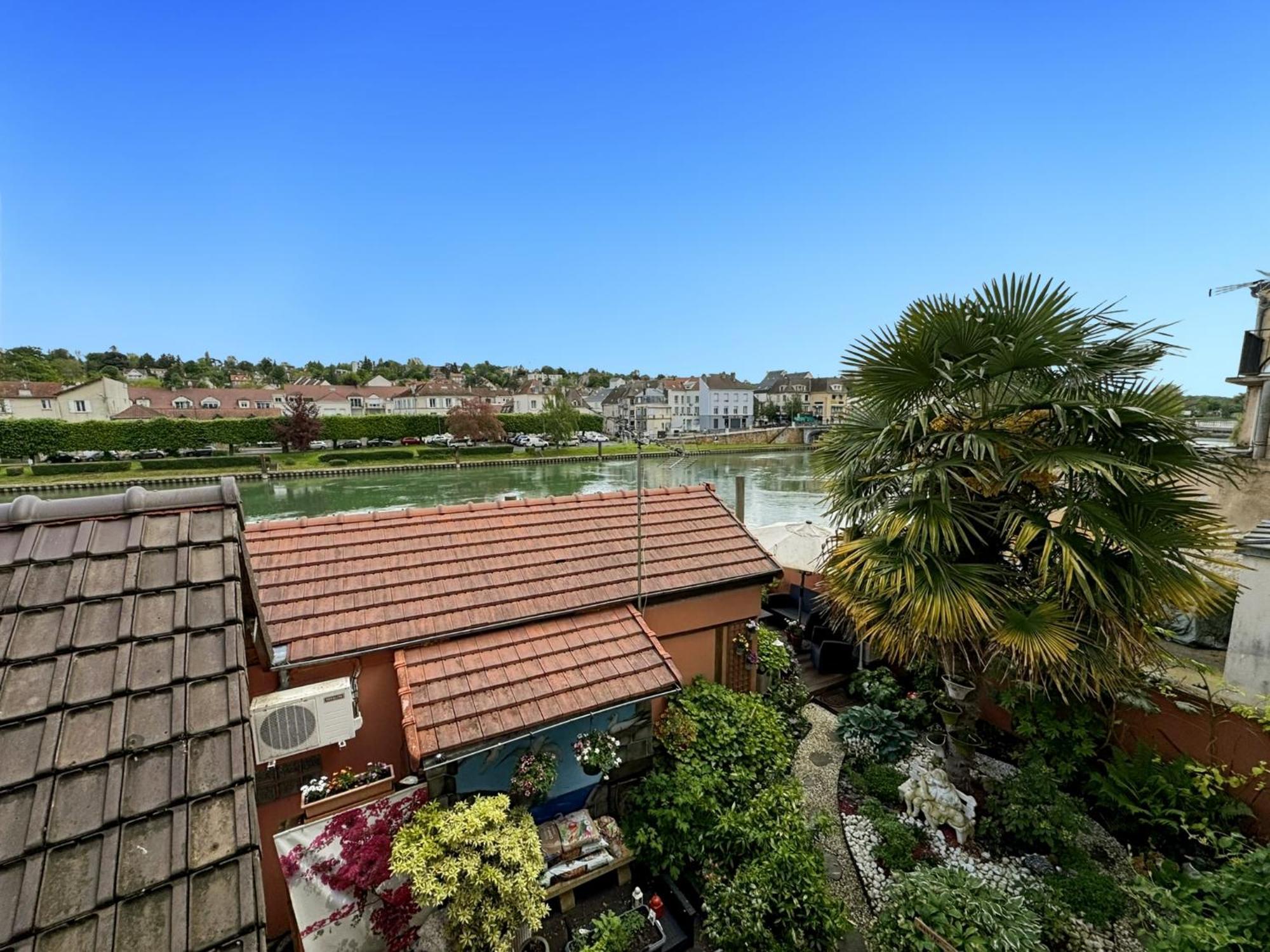 Le Cosy Lagny - Appartement Cosy Avec Balcon Vue Sur Marne Luaran gambar